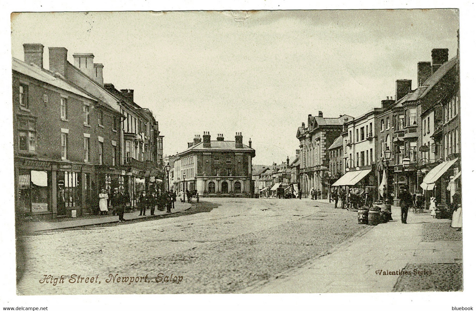 Ref 1507 -  Early Postcard - High Street Newport - Salop Shropshire - Shropshire
