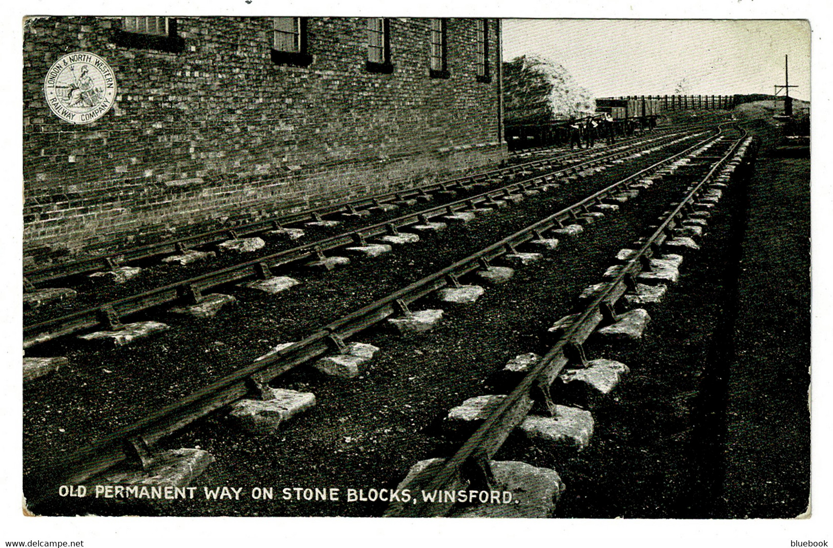 Ref 1507 -  Early Postcard - London & North Western Railway - Stone Blocks Winsford Cheshire - Ouvrages D'Art