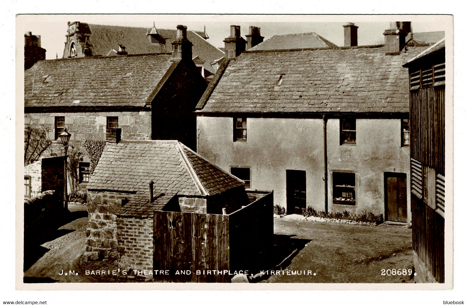 Ref 1508 -  Real Photo Postcard - J.M. Barrie's Theatre & Birthplace - Kirriemuir Angus - Angus