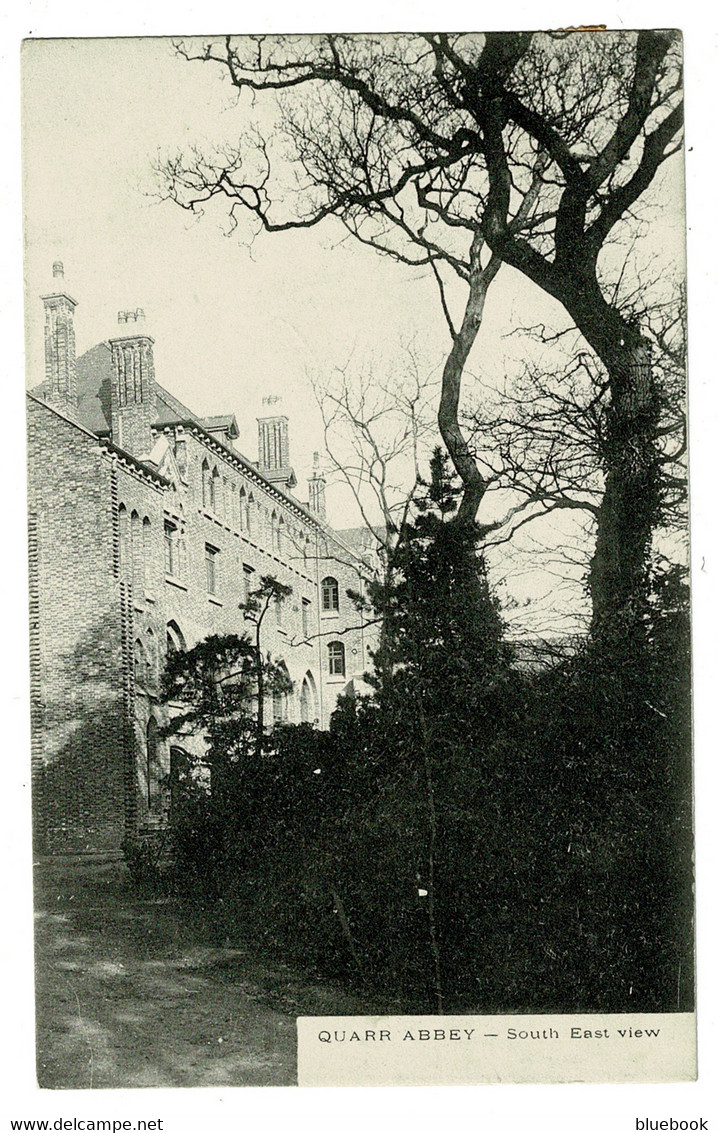 Ref 1508 -  1914 Postcard - Quarr Abbey South East View - Isle Of Wight - Autres & Non Classés