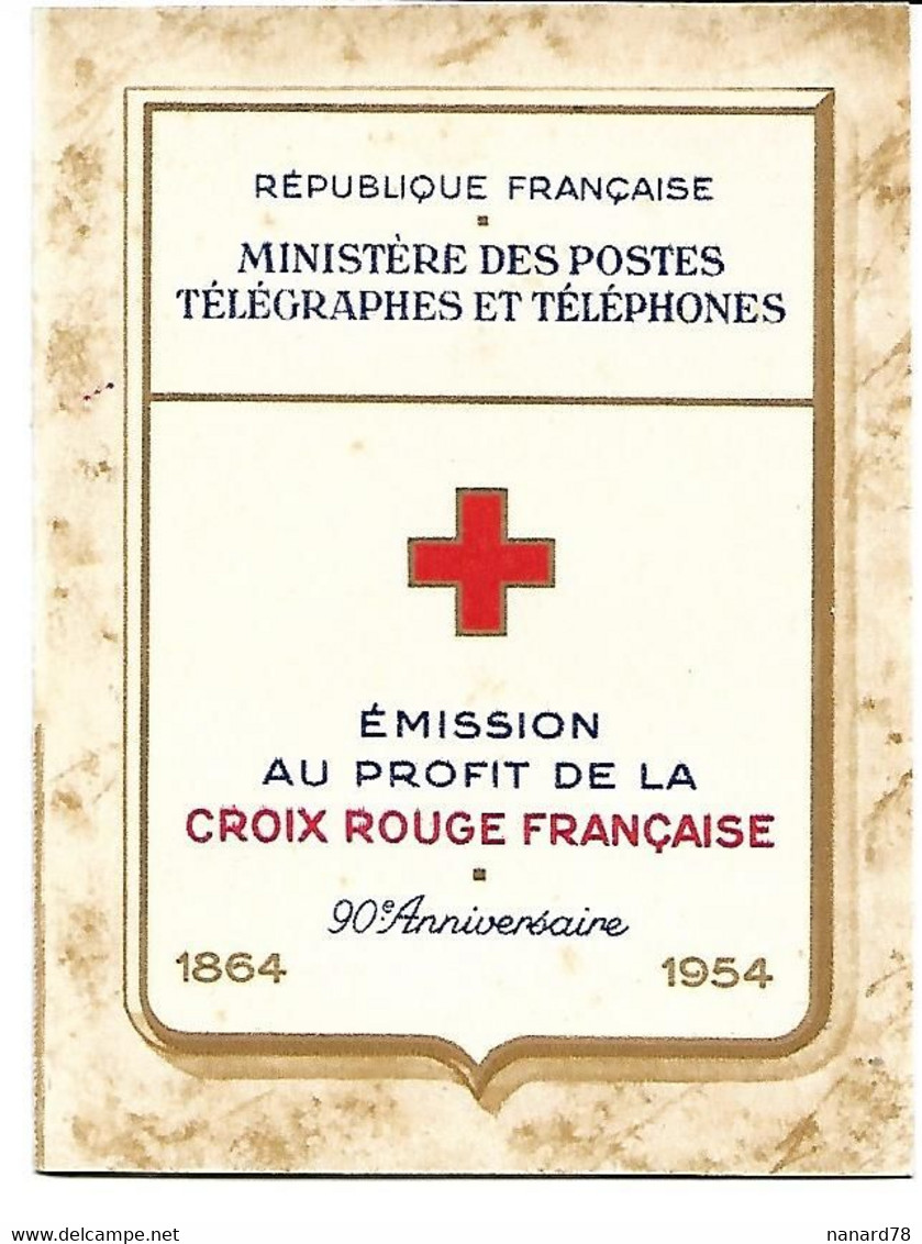 Carnet CCroix Rouge  1954 Timbres Neuf ** Sans Charnière - Red Cross