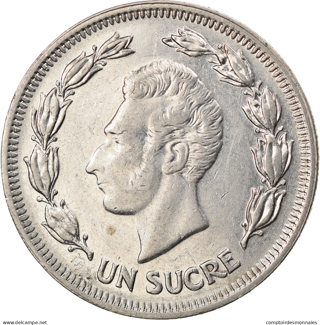 Monnaie, Équateur, Sucre, Un, 1975, TTB, Nickel Clad Steel, KM:83 - Ecuador