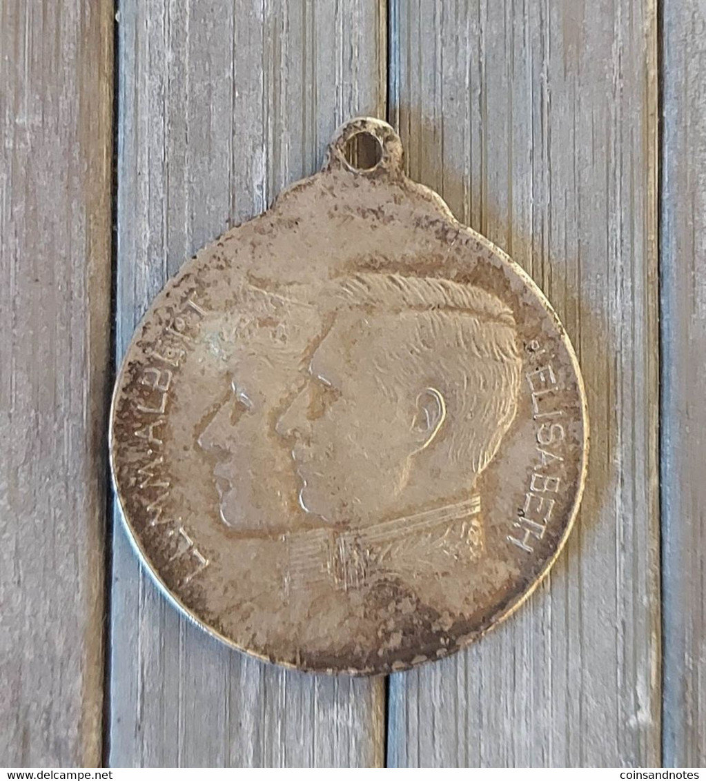 Belgium 1914 - Medal - Albert I & Elisabeth - Liège La Vaillante - Autres & Non Classés