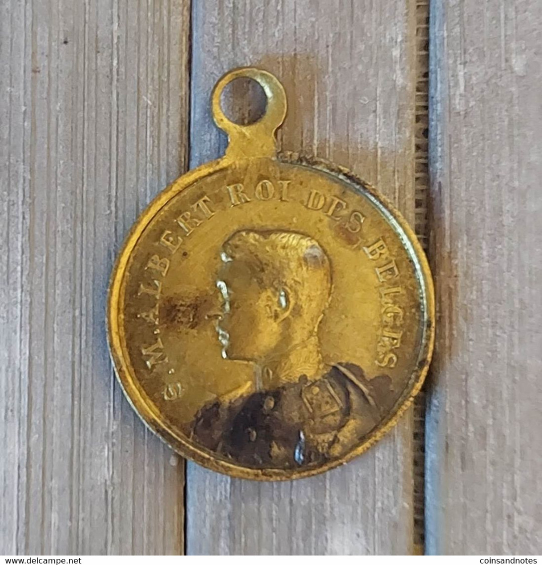 Belgium 1914 - Medaille/Medal - 'S. M. ALBERT ROI DES BELGES' - Autres & Non Classés