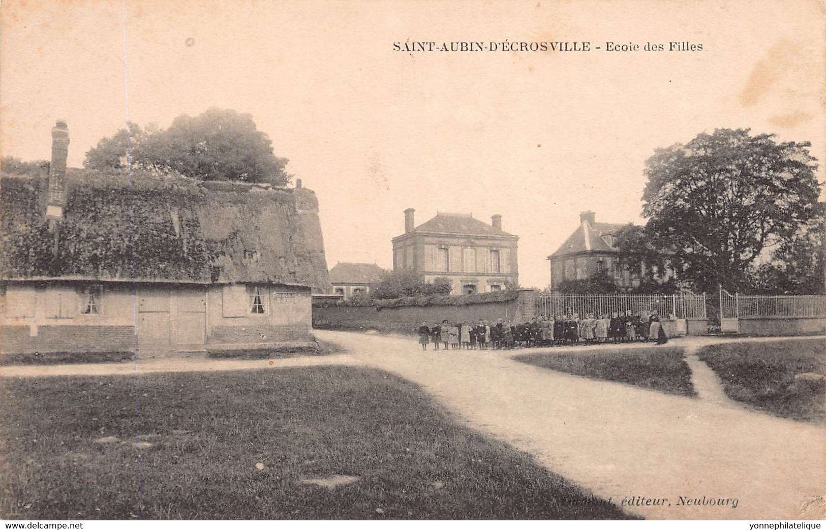 27 - EURE - SAINT-AUBIN-D'ÉCROSVILLE - 10561 - école Des Filles - Saint-Aubin-d'Ecrosville