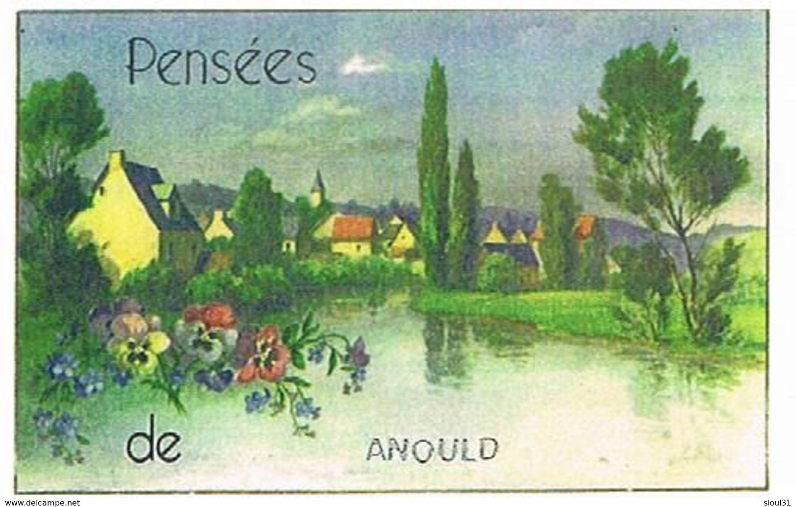 88  PENSEES   DE    ANOULD  CPM  TBE   52 - Anould