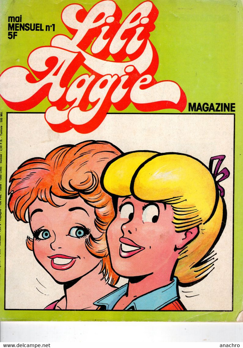 LILI Et AGGIE  Magazine N°1 De 1978 - Lili L'Espiègle