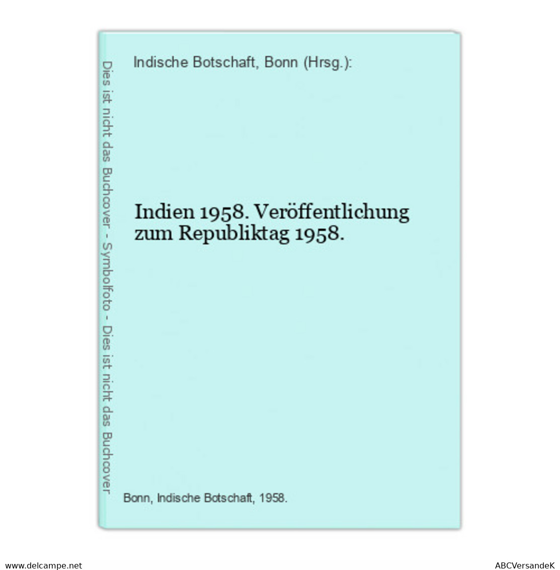 Indien 1958. Veröffentlichung Zum Republiktag 1958. - Asia & Vicino Oriente