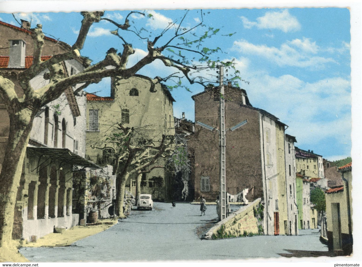 CALLAS LE LAVOIR ET CARREFOUR DU BARRY 1968 - Callas