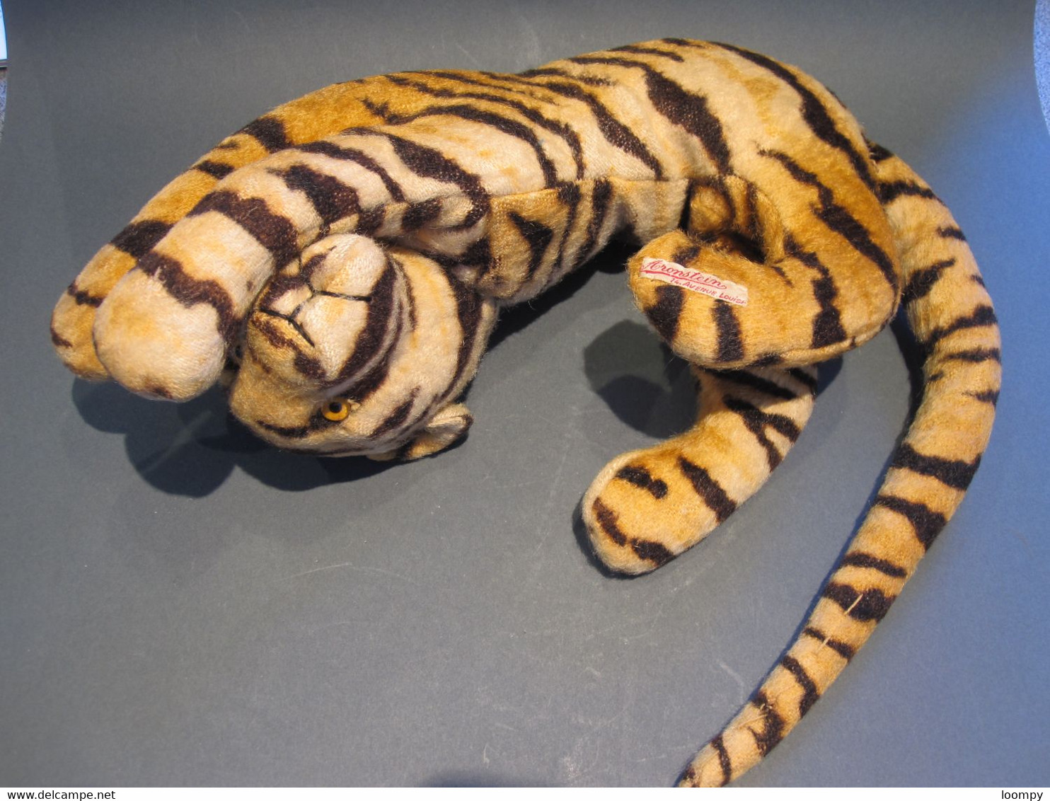 Tigre Peluche Ancienne. Bon état. Tiger - Andere & Zonder Classificatie