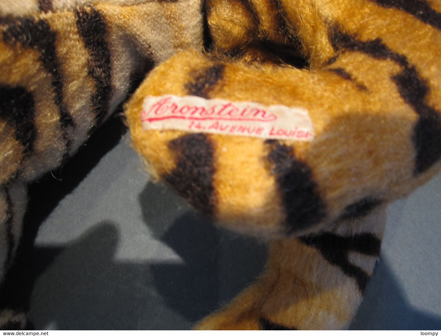 Tigre Peluche Ancienne. Bon état. Tiger - Andere & Zonder Classificatie