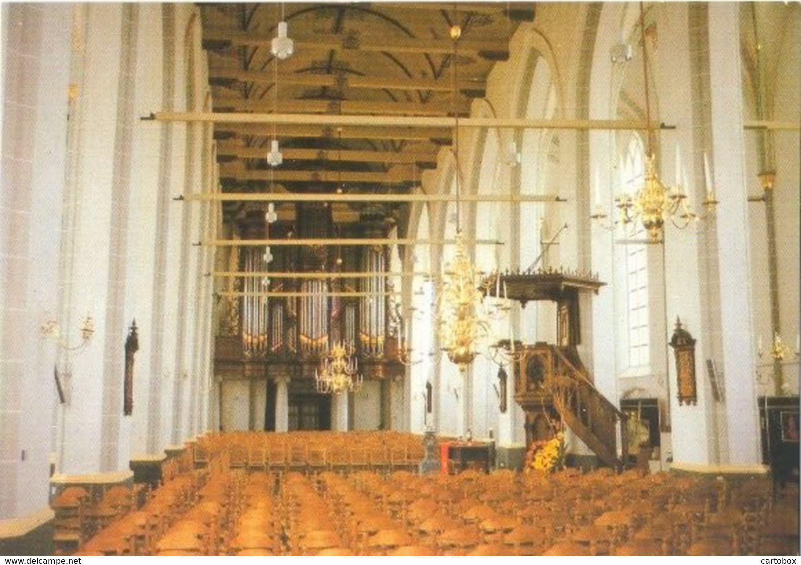 Steenwijk, Interieur N.H.Kerk    (Een Zichtbaar Raster Op De Kaart Is Veroorzaakt Door Het Scannen) - Steenwijk