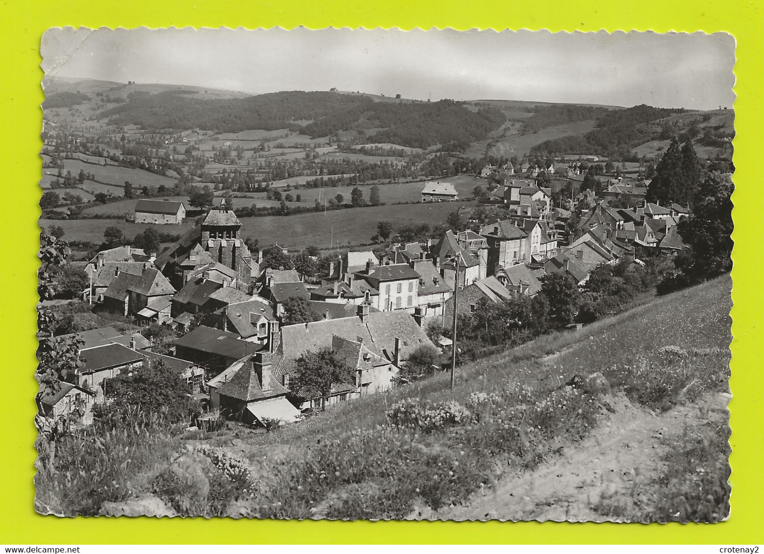 15 SAINT CERNIN Vers Jussac N°118 Vue Générale En 1953 Photo éditions BOS Aurillac - Jussac