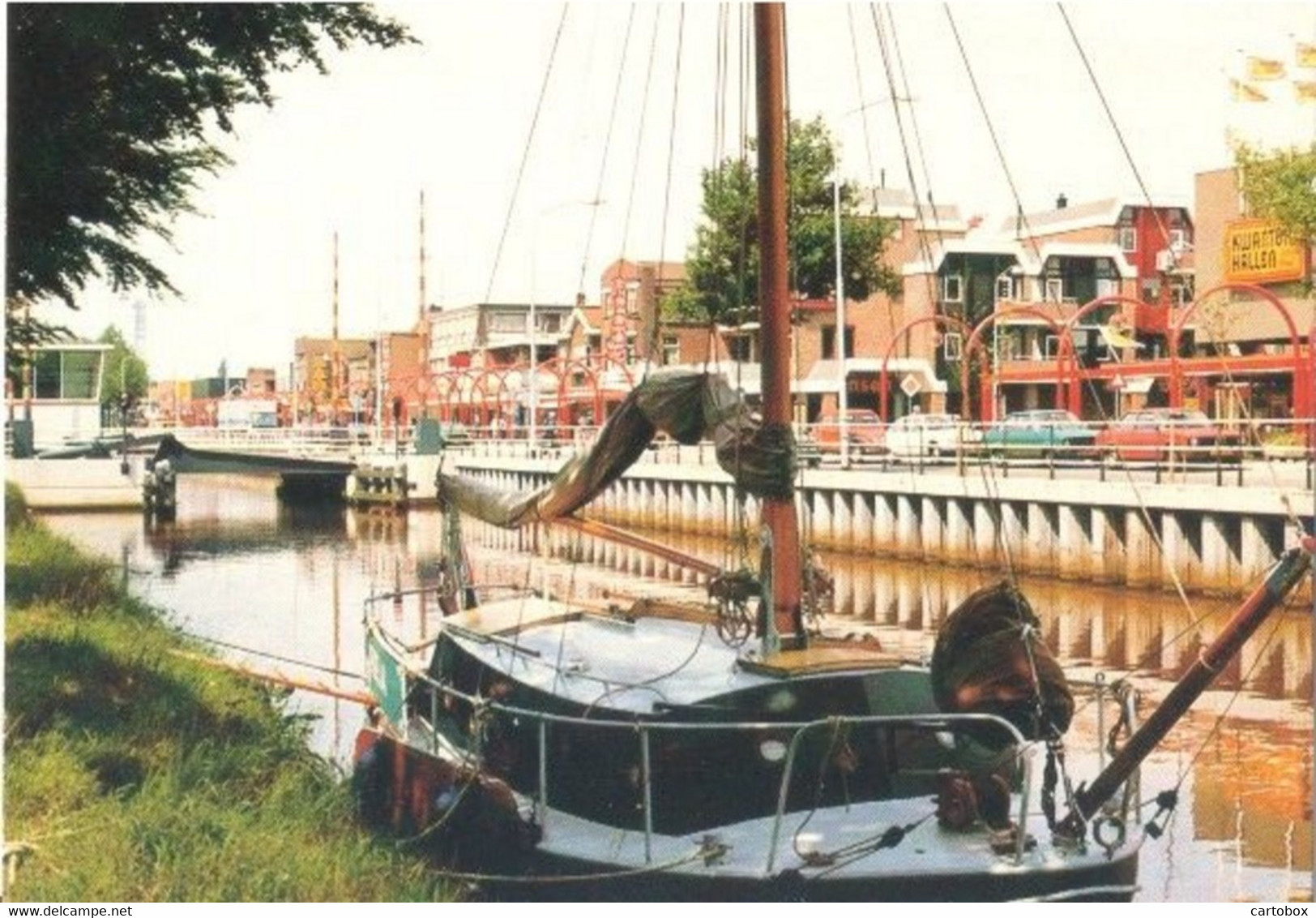 Stadskanaal, Centrum ,  (Een Zichtbaar Raster Op De Kaart Is Veroorzaakt Door Het Scannen) (binnenscheepvaart) - Stadskanaal