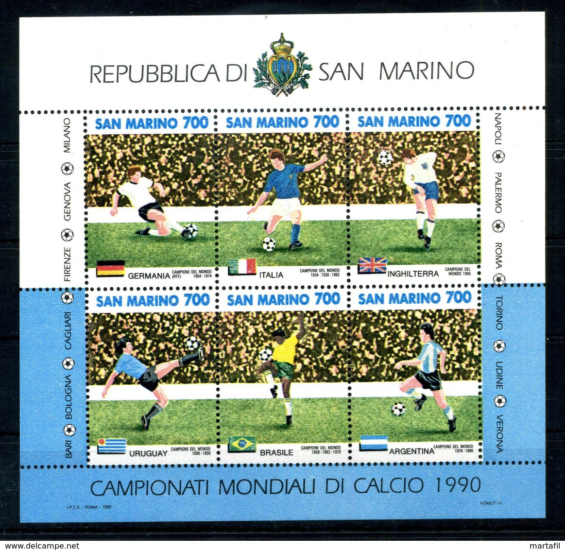 1990 SAN MARINO BF33 MNH ** - Blocchi & Foglietti