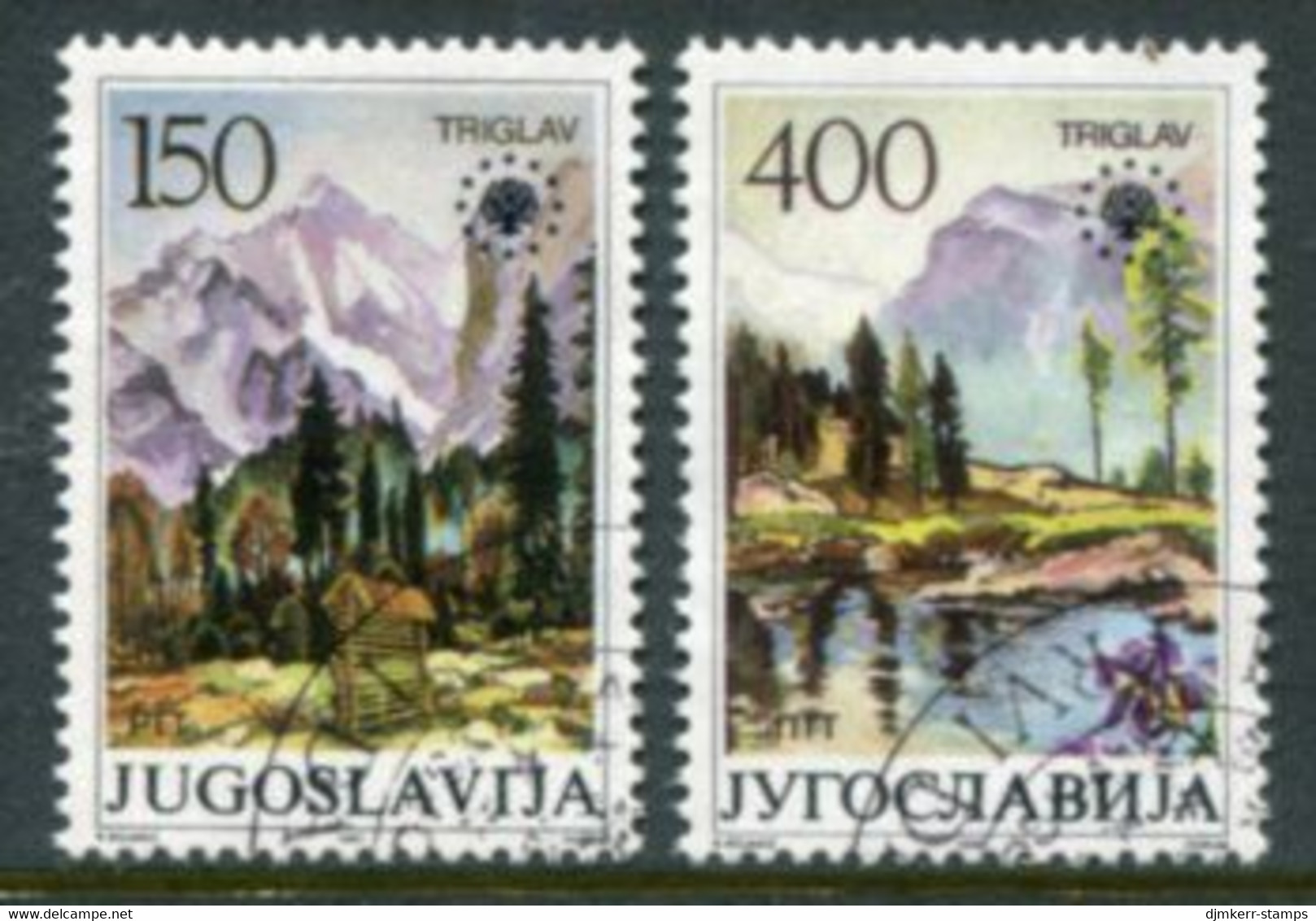 YUGOSLAVIA 1987 European Nature Protection Used.  Michel 2211-12 - Gebraucht