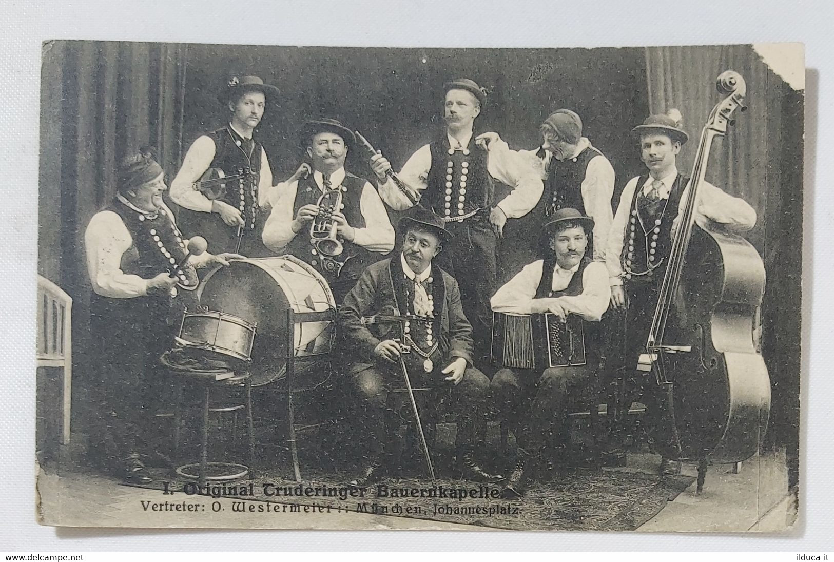 50386 Cartolina - Original Truderinger Bauernkapelle (Orchestra) VG 1916? Germania - Verzamelingen & Kavels