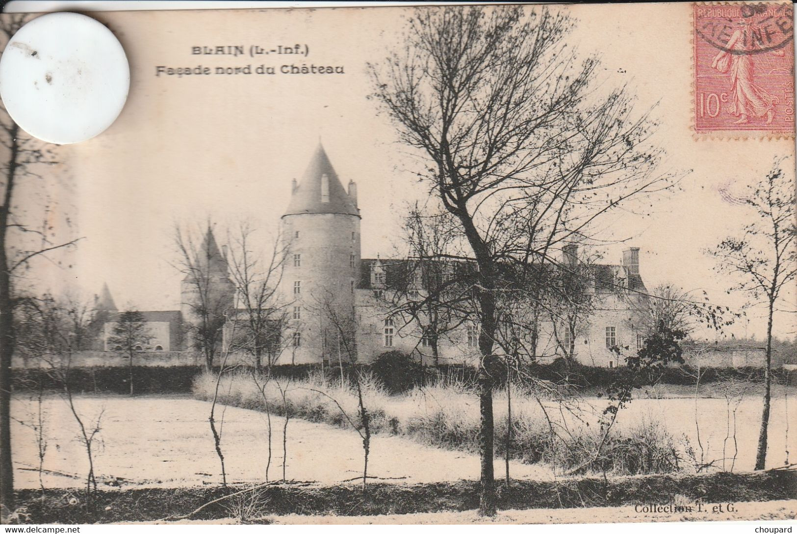 44 - Carte Postale Ancienne  De  BLAIN Façade Nord Du Chateau - Blain