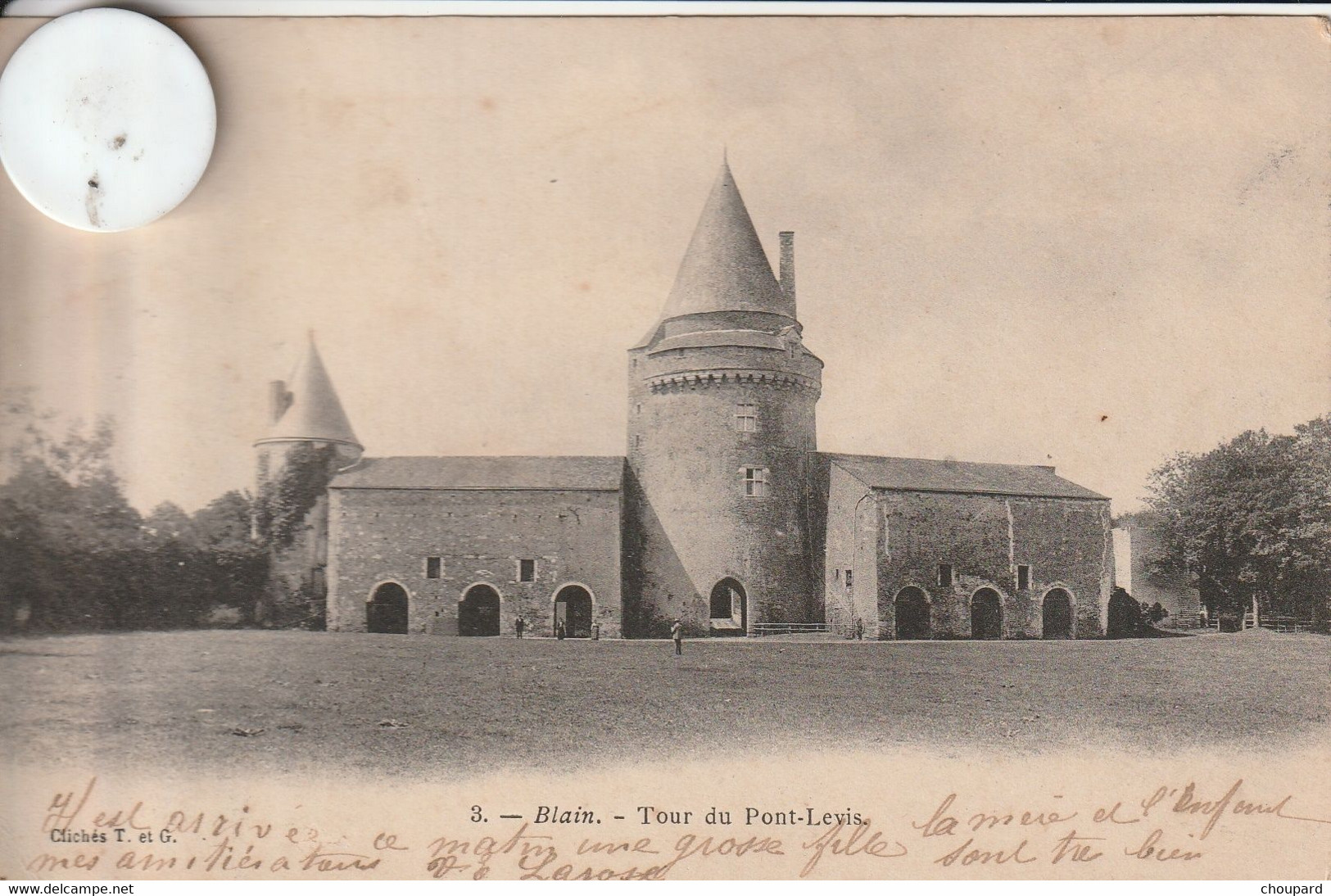 44 - Carte Postale Ancienne  De  BLAIN  Vue De La Tour Du Pont Levis - Blain