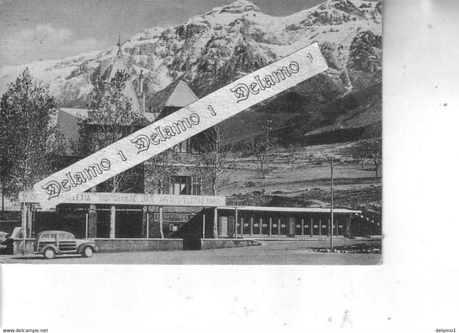 ABRUZZO -- AQUILA E PROV. -- A  Q  U  I  L  A --  Pubblicitaria - Gran Sasso D'Italia-- ALBERGO RISTORANTE "LA VILLETTA" - Avezzano