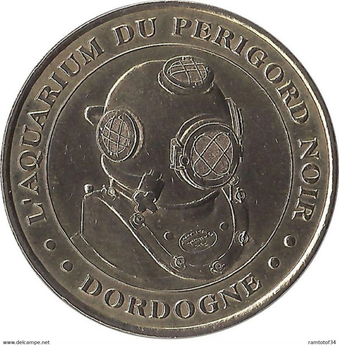 2002 MDP117 - LE BUGUE-SUR-VEZERE - Aquarium Du Périgord Noir 1 (Le Scaphandrier) / MONNAIE DE PARIS - 2002