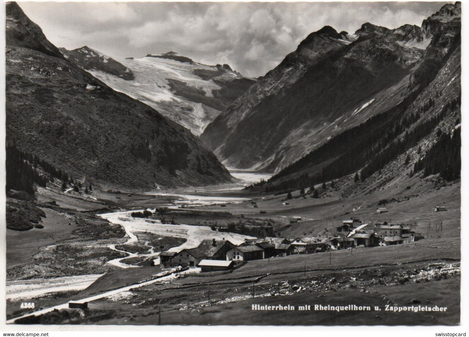 HINTERRHEIN Mit Rheinquellhorn U. Zapportgletscher - Hinterrhein