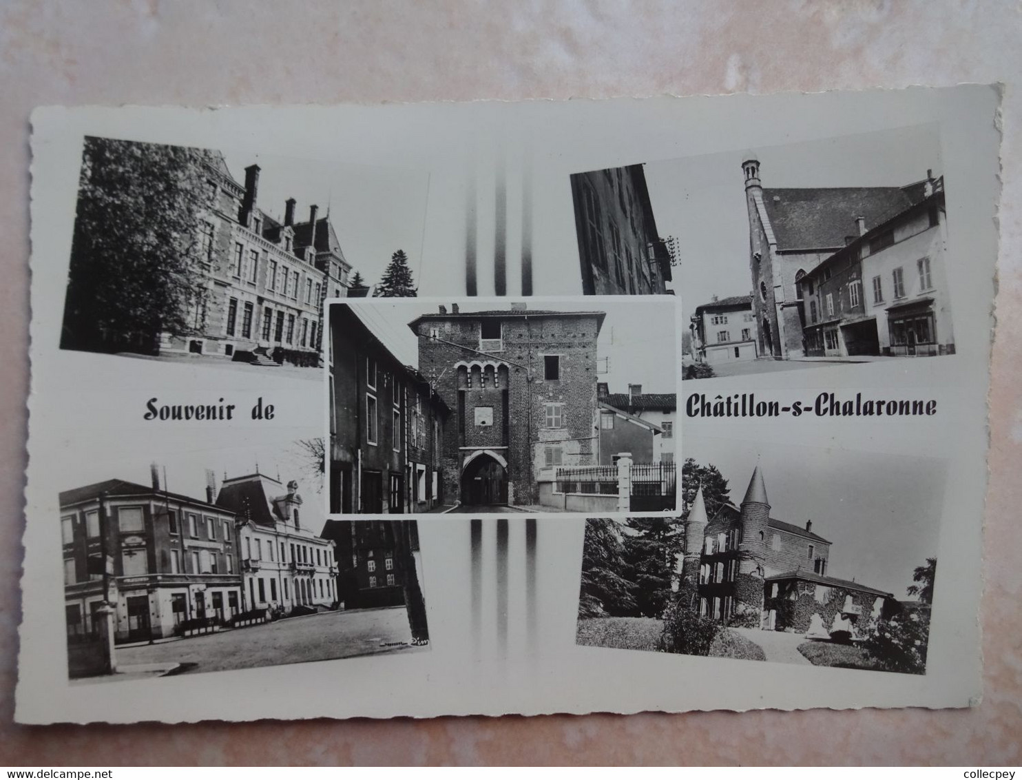 CPSM 01 Souvenir De CHATILLON SUR CHALARONNE Multi Vues - Châtillon-sur-Chalaronne