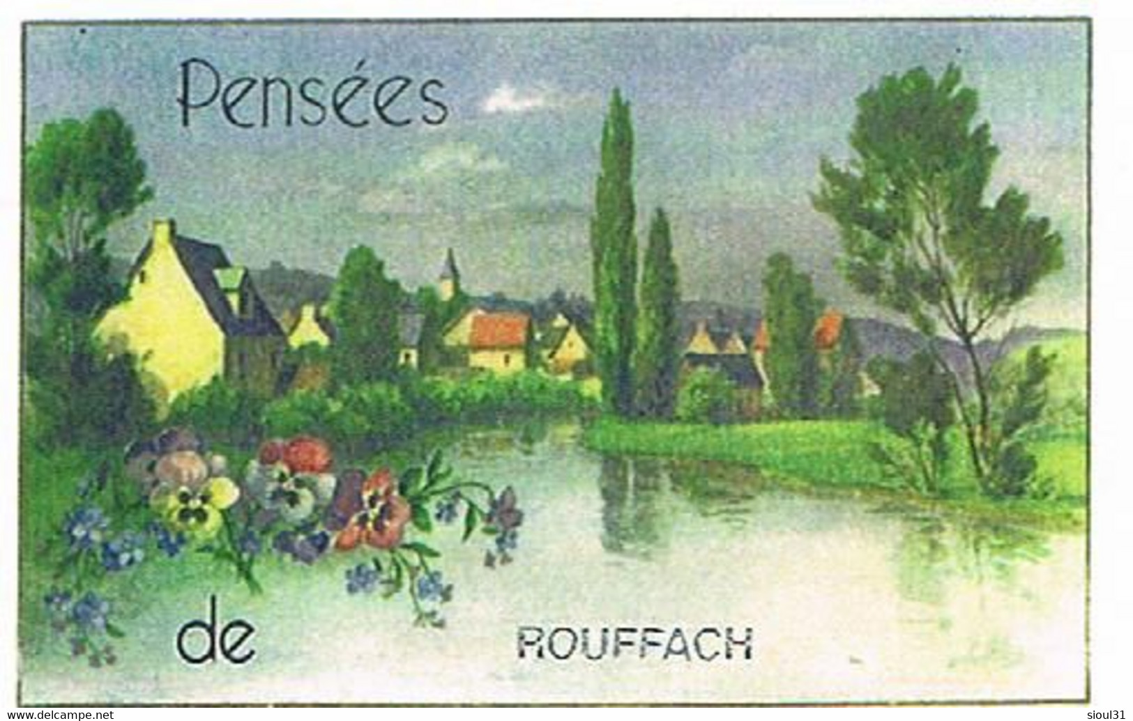 68  PENSEES   DE ROUFFACH  CPM  TBE   99 - Rouffach