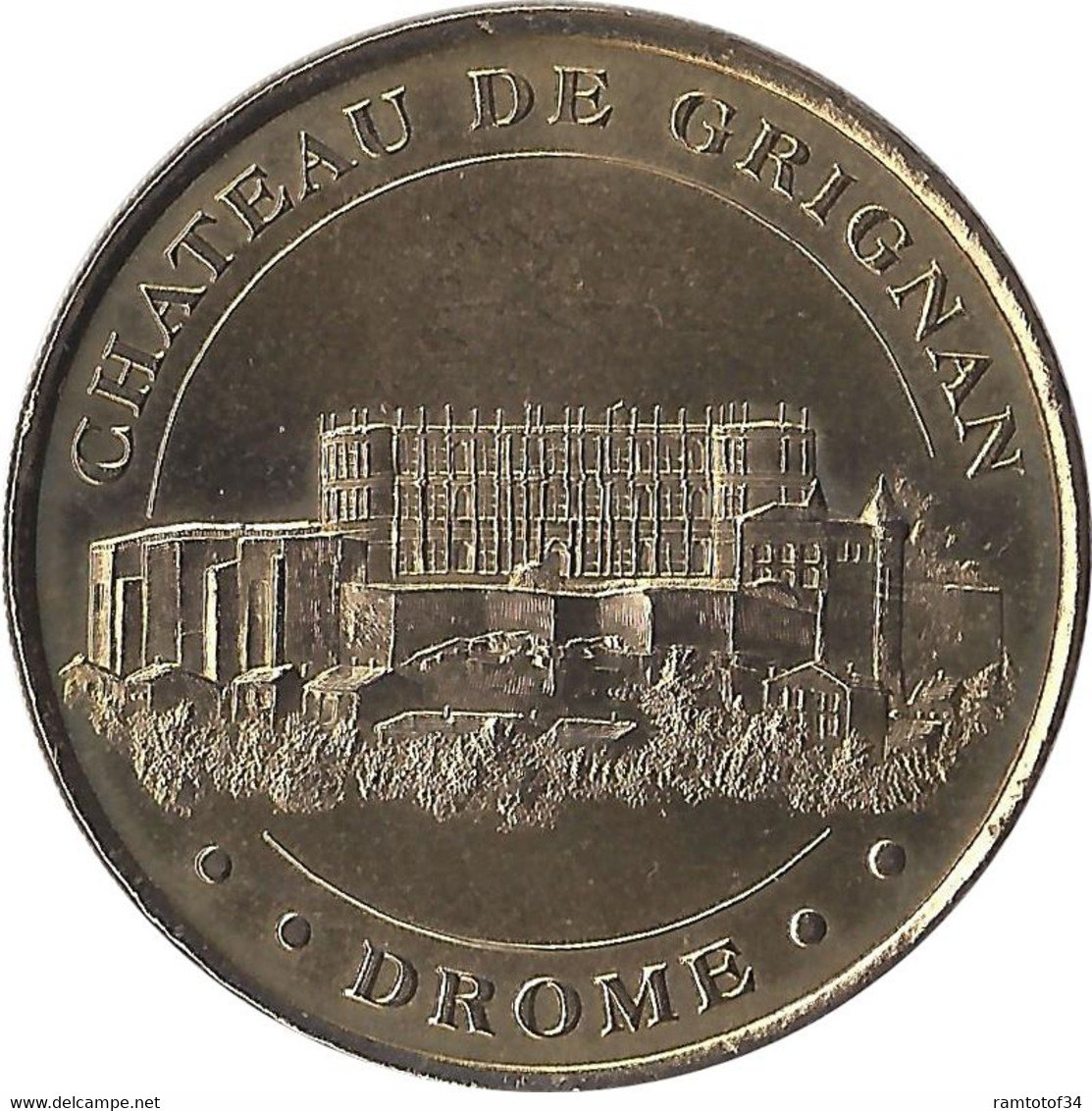 2002 MDP110 - GRIGNAN - Château De Grignan 2 (vue Générale) / MONNAIE DE PARIS - 2002