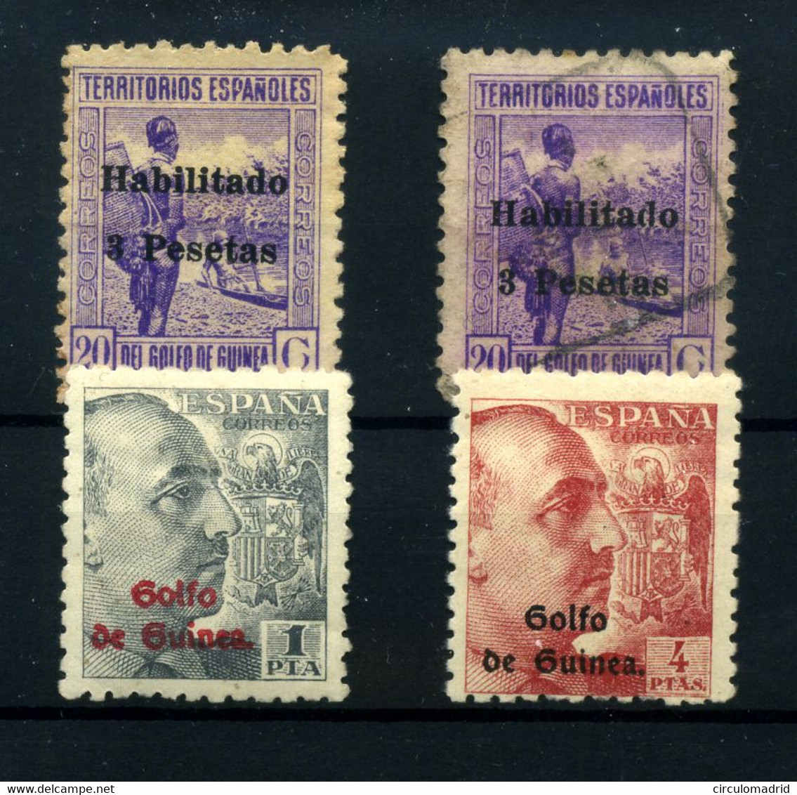 Guinea Española Nº 267.269/70. Año 1942 - Spaans-Guinea