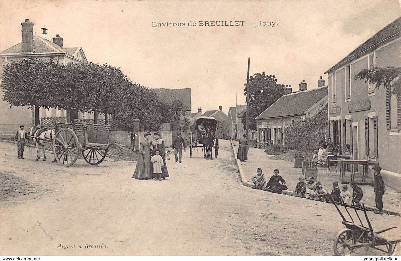 28 - EURE ET LOIR - JOUY - 10394 - Environs De BREUILLET - Attelages Chevaux - Jouy