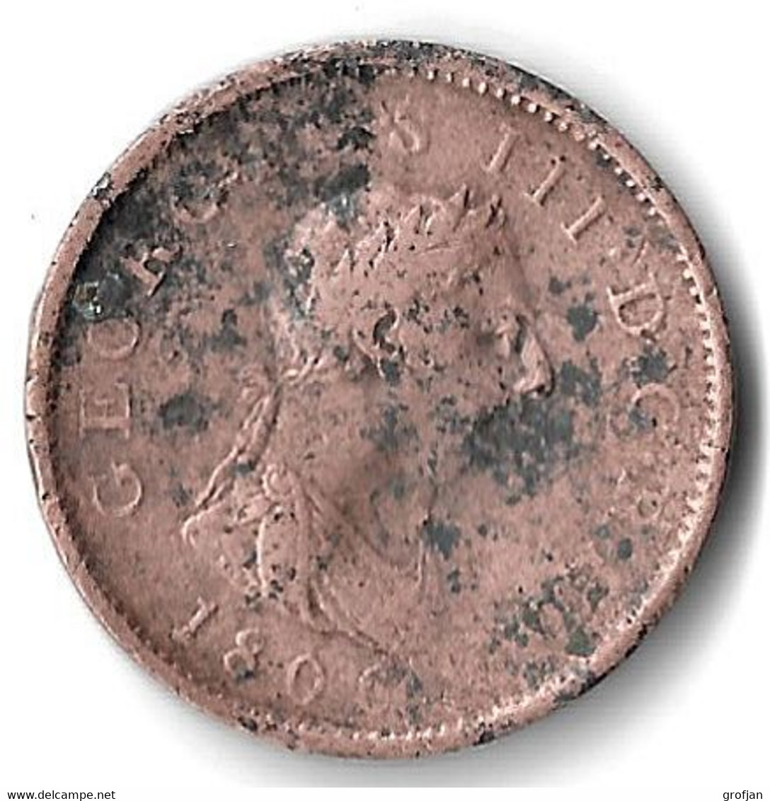 UK - 1 Penny 1806 - Otros & Sin Clasificación