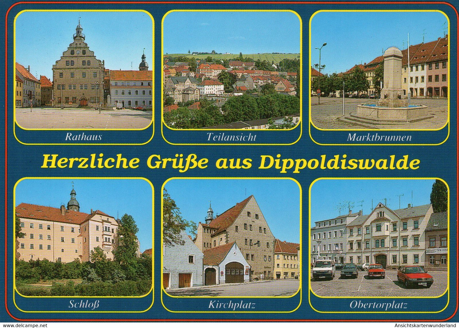 011475  Herzliche Grüsse Aus Dippoldiswalde  Mehrbildkarte - Dippoldiswalde