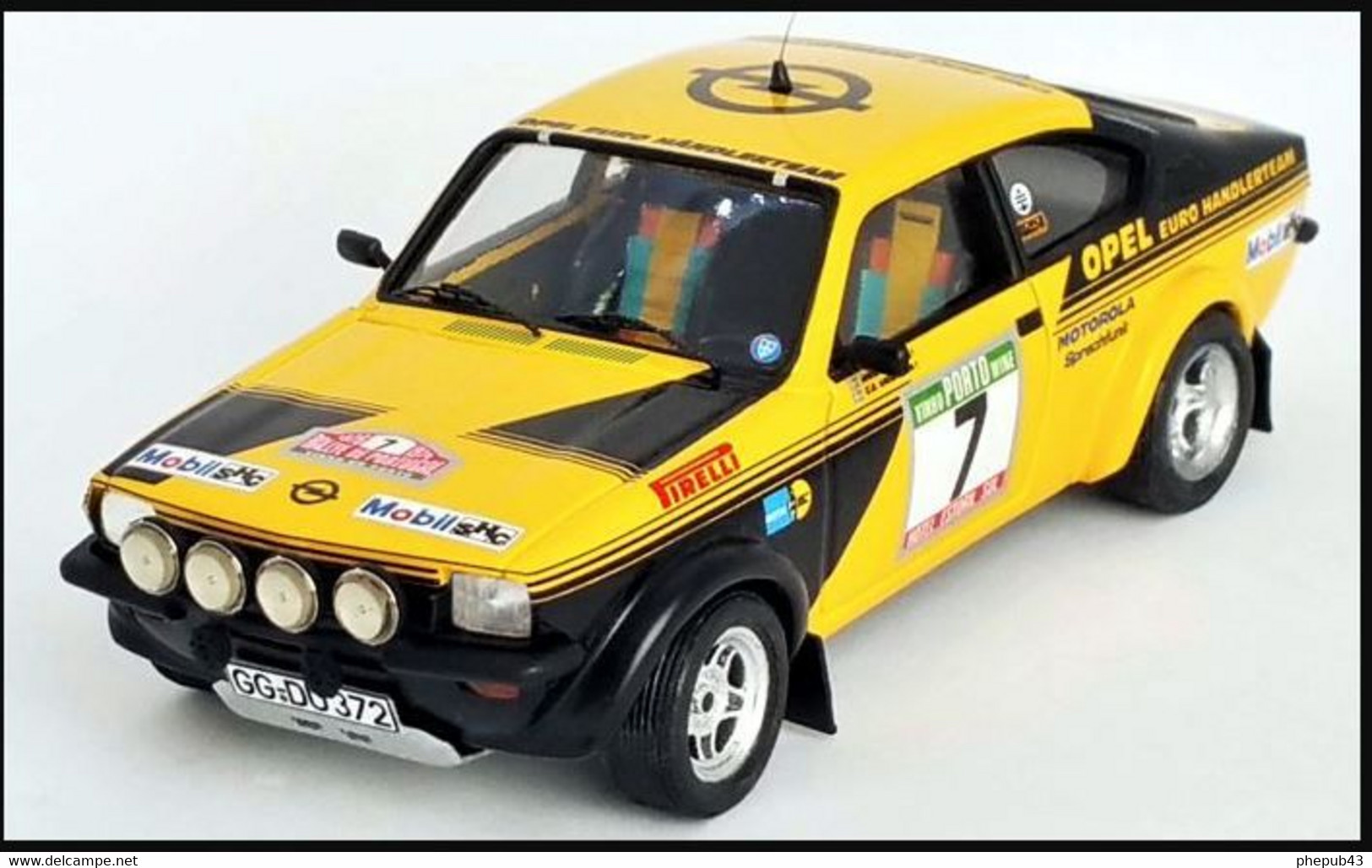 Opel Kadett C GT/E - Opel Euro Händlerteam - A. Kulläng/C.-G.Andersson - Rally Portugal 1976 #7 - Troféu - Trofeu