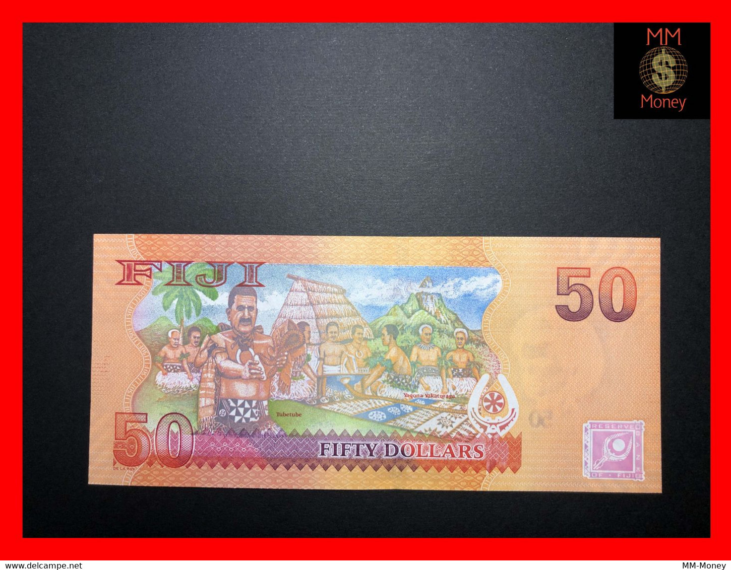 FIJI 50 $  2012  P. 118   UNC - Fiji