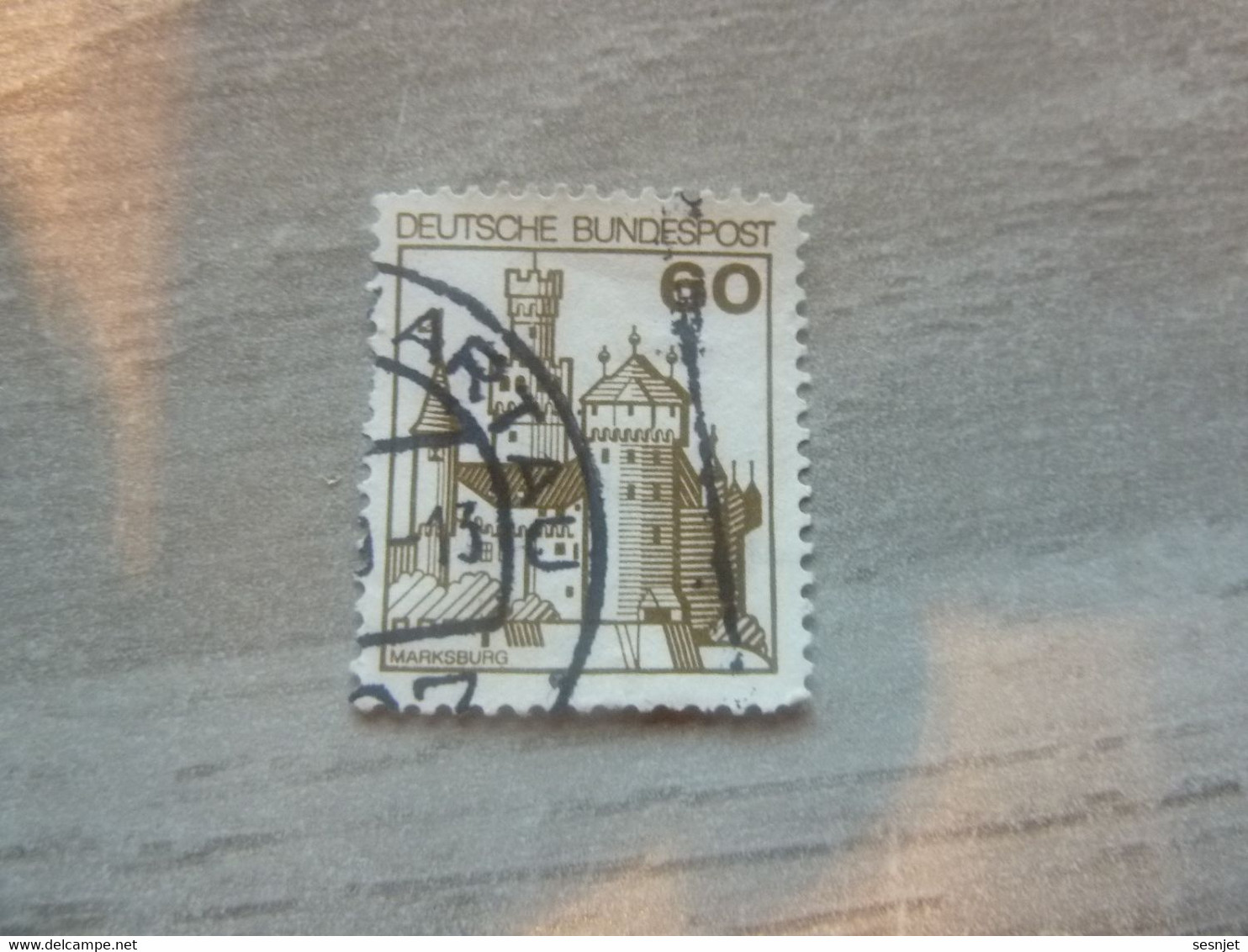 Deutsche Bundespost - Marksburg - Val 60 - Brun - Oblitéré - Année 1989 - - Gebraucht