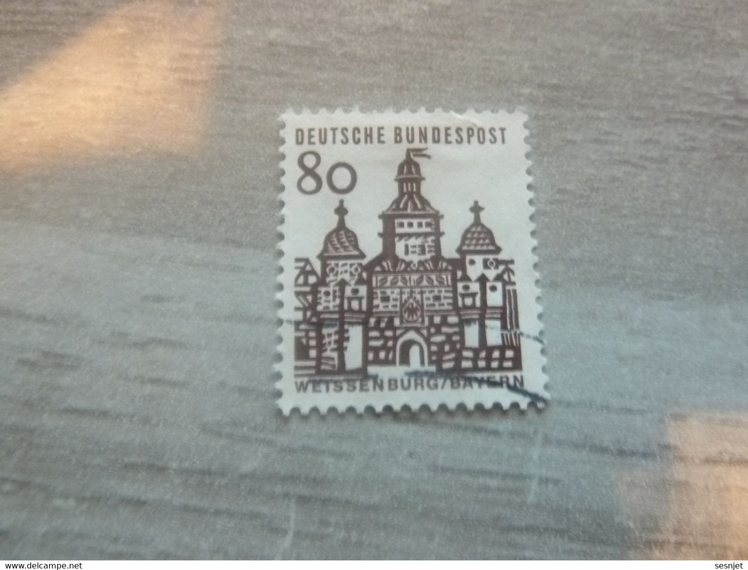 Deutsche Bundespost - Weissenburg Bayern - Val 80 - Brun - Oblitéré - Année 1989 - - Gebraucht