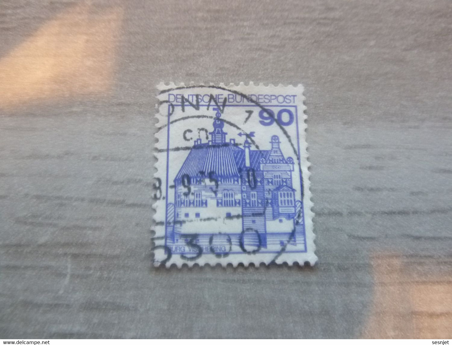 Deutsche Bundespost - Burg  Vischering - Val 90 - Bleu - Oblitéré - Année 1989 - - Gebraucht