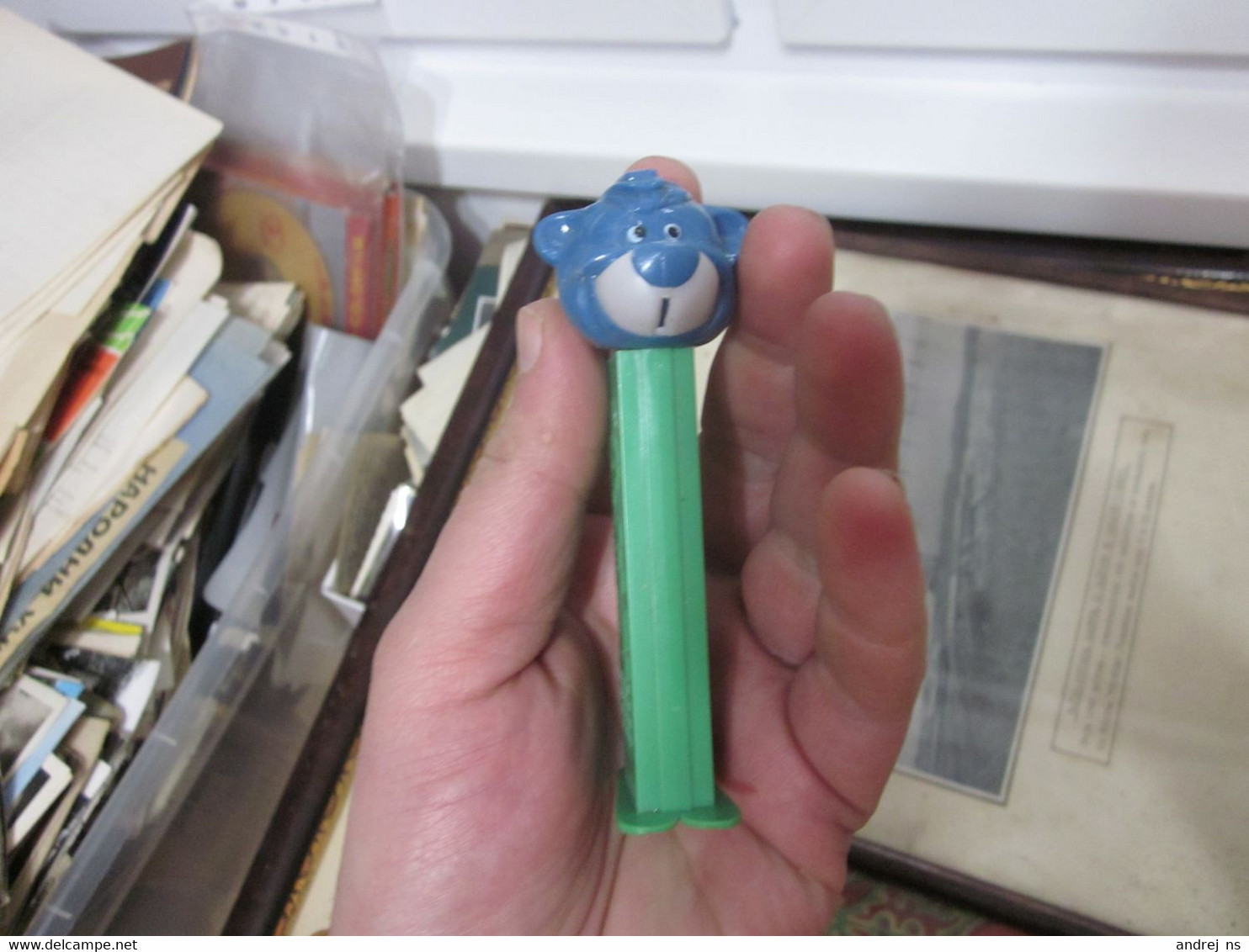 Old Pez Dispanzer Baloo Bear Walt Disney Productions US Patent 3 942 683 Made In Yugoslavia - Pez