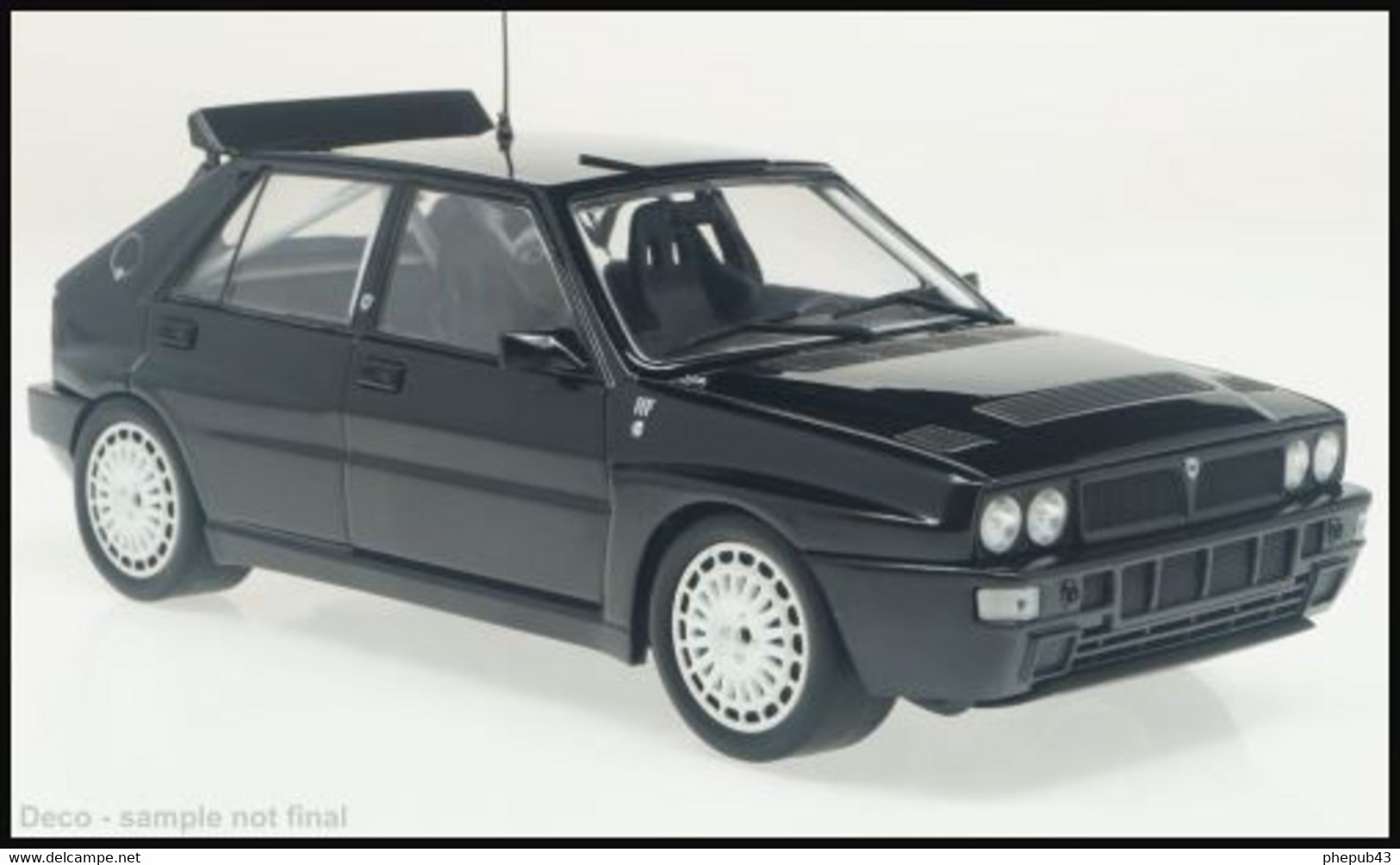 Lancia Delta Integrale 16V - Black - 1989 - WhiteBox (1:24) - Other & Unclassified