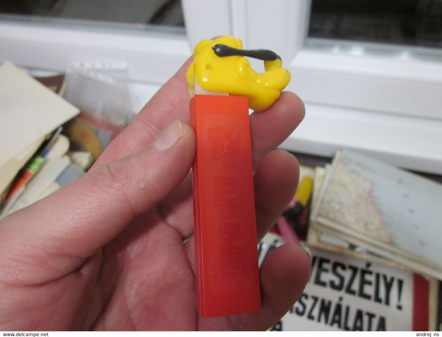 Old Pez Dispanzer Pluto Pluton Walt Disney Production  US Patent 3 942 683 Made In Yugoslavia - Pez