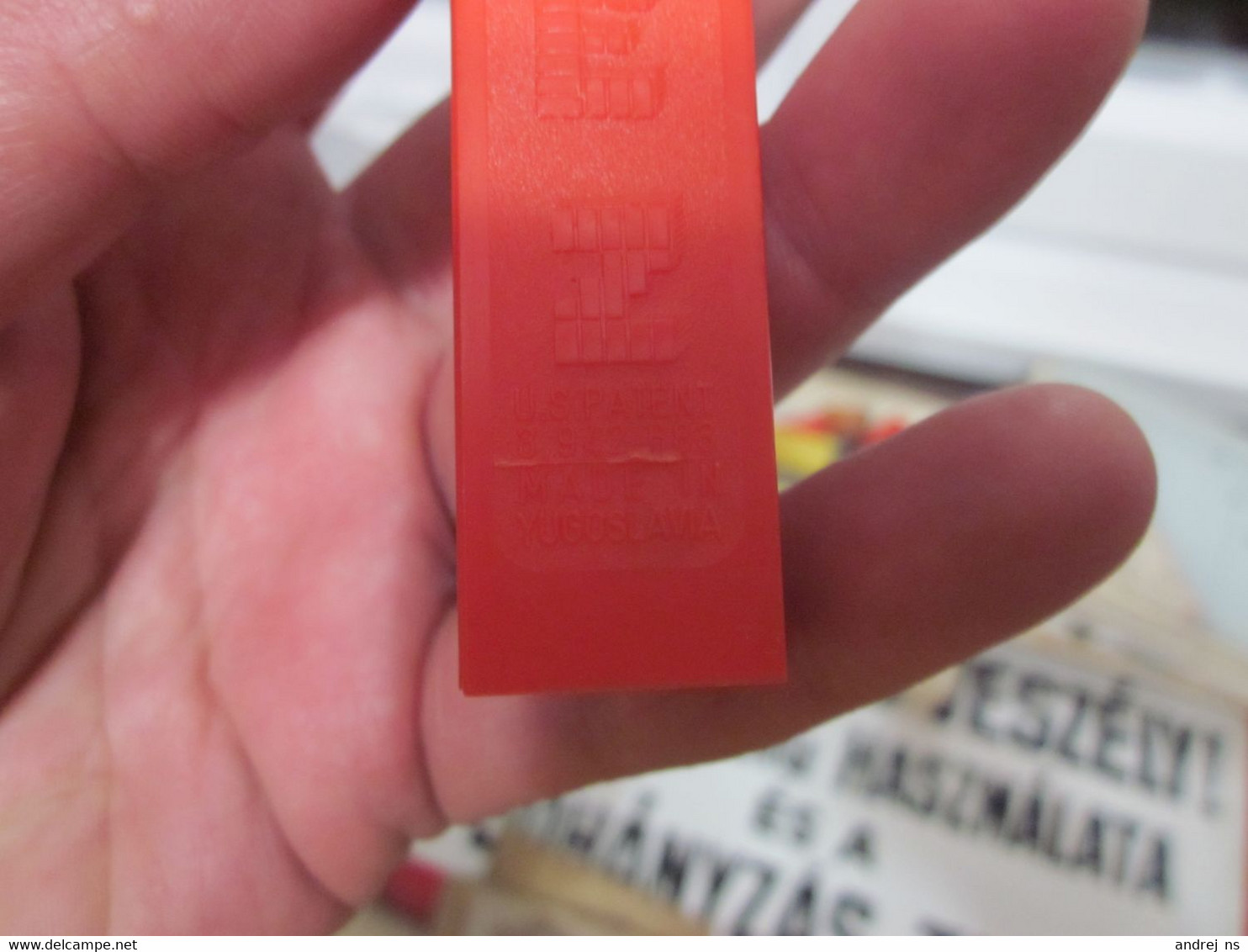 Old Pez Dispanzer Pluto Pluton Walt Disney Production  US Patent 3 942 683 Made In Yugoslavia - Pez