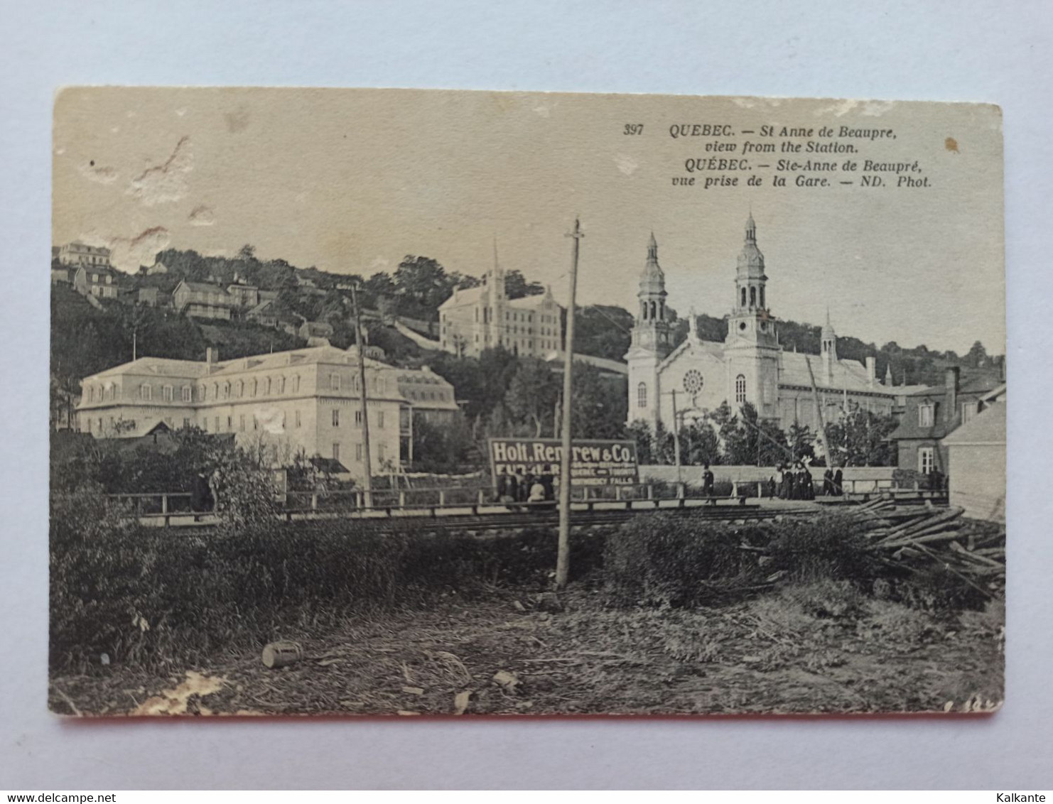 [QUEBEC] - QUEBEC CITY - St.Anne De Beaupre, View From The Station - Ste. Anne De Beaupré