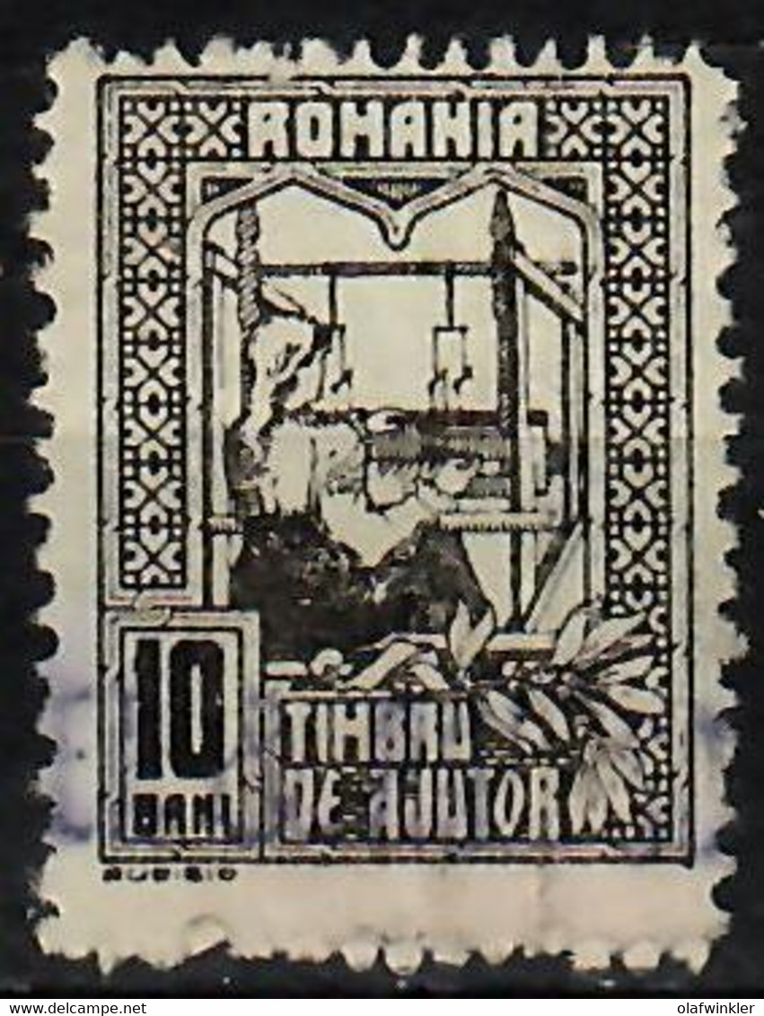 1918 Ajutur Issue  Mi 8 / Sc RA6 /  YT 239 / SG T711 Used / Gestempelt / Oblitéré [lie] - Steuermarken