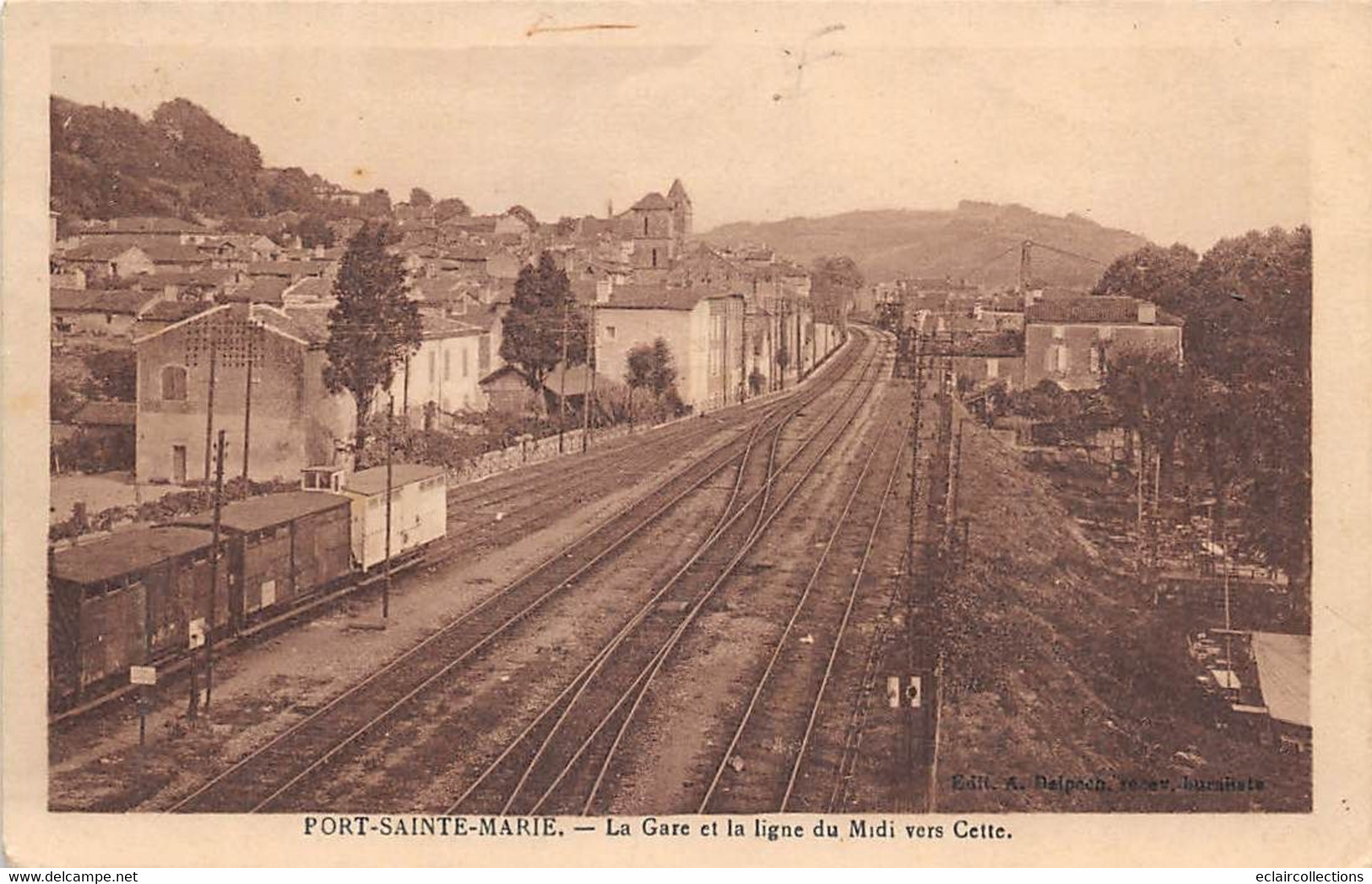 Port Ste Marie        47            Gare  Et Ligne Du Midi      (voir Scan) - Otros & Sin Clasificación
