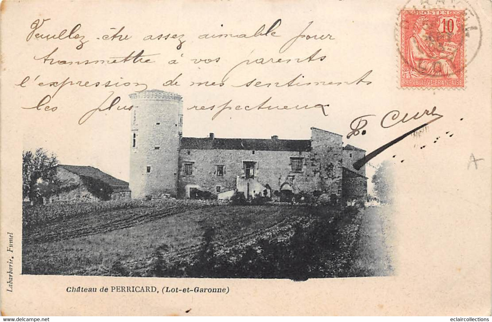 Perricard        47          Le  Château         (voir Scan) - Otros & Sin Clasificación