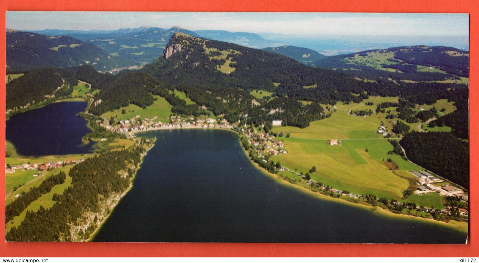 QAD-01 UNIQUE Carte De Gérard Benoit à La Guillaume 21x10,5cm Lac De Joux Et Brenet Dent Vaulion Le Pont Charbonnières, - Vaulion