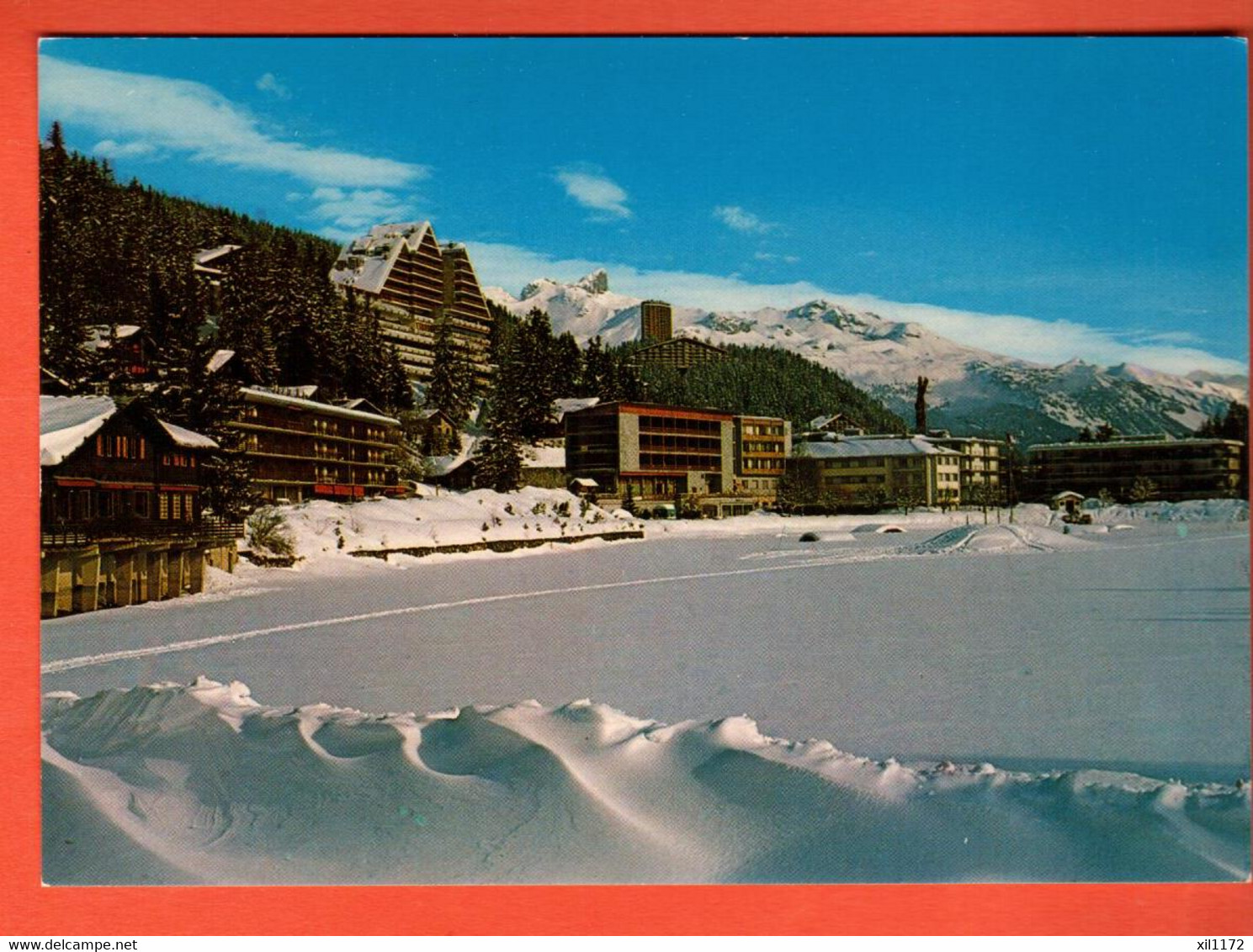 QAD-07  Crans-Montana En Hiver  Perrochet 6592 Grand Format  Non Circulé - Crans-Montana