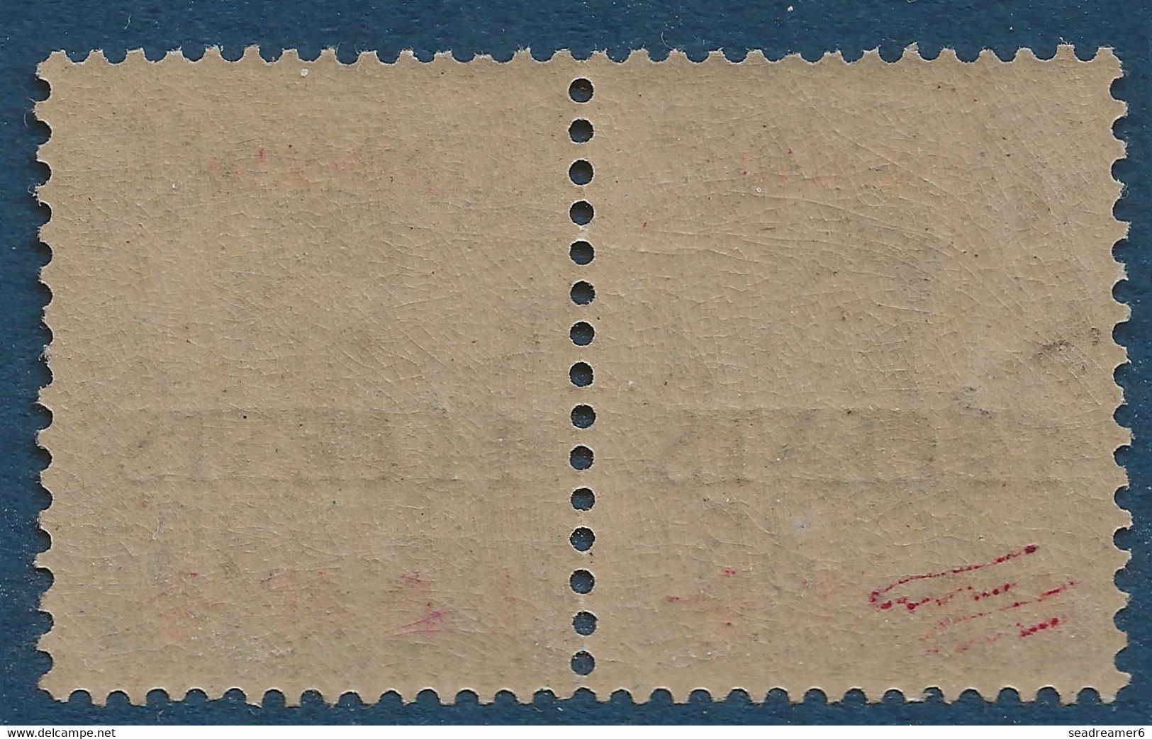 Colonies France HOI-HAO N°75aa** Variété 4 Fermé Tenant à Normal Fraicheur Postale Superbe Signé - Unused Stamps