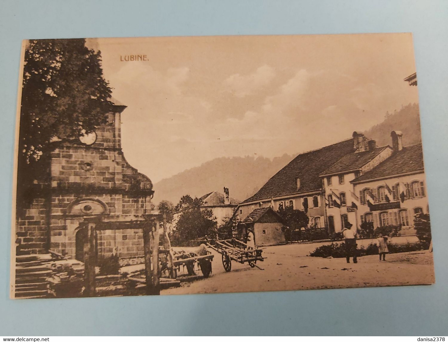 88 - LUBINE - Vosges - L'église Et La Rue Principale Début 1900 - Provencheres Sur Fave